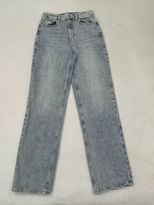 PacSun 90s Boyfriend Light Blue Wash Baggy Straight Leg Denim Jeans Women 26x32 thumbnail 1