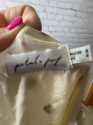 Petal and pup Cream Floral Tiered Babydoll Dress size 4 thumbnail 12