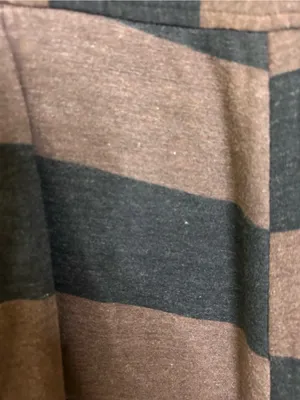 Splendid Black/Brown Stripe Lightweight Terry Knit Peacoat Size Small thumbnail 3
