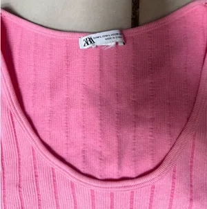 Brand New Zara SEAMLESS TOP Pink Size Large thumbnail 7