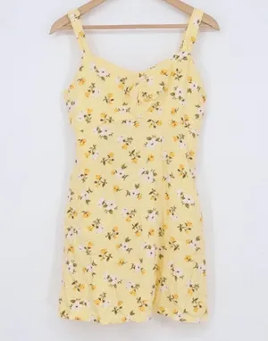 Old navy yellow floral dress thumbnail 6