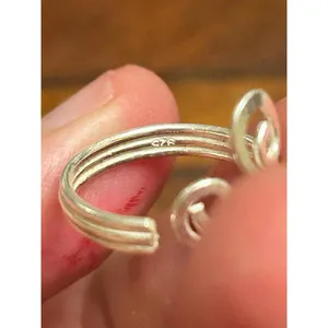 925 sterling silver ring band h96 1.49g size 5 thumbnail 6
