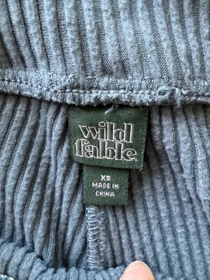 Wild Fable Rib Knit High Waisted Flared Leggings thumbnail 6