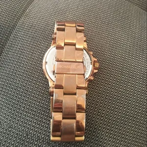 Michael Kors Rose Gold Chronograph Stainless Steel Watch thumbnail 12