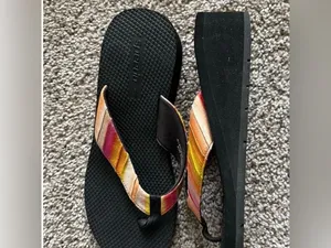 Speedo Wedge Flip Flop Sandals Size 9 Beach Resort thumbnail 4