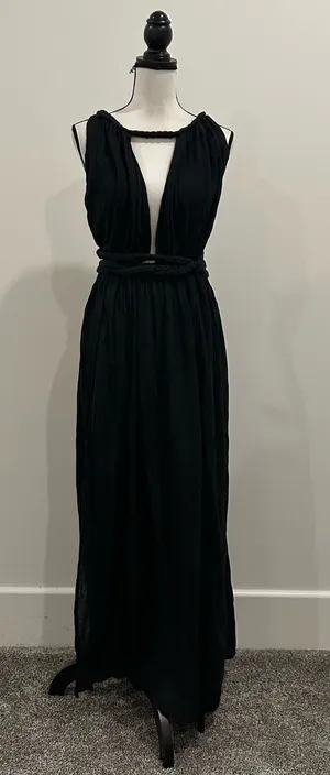 Estelar Atenea Beach Dress Black thumbnail 1
