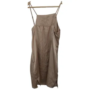 Womens Abercrombie & Fitch Brown Midi Slip Square Neck Dress Size Large L thumbnail 2