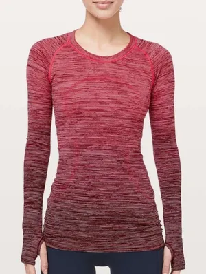Lululemon Swiftly Tech Ombre Red thumbnail 1