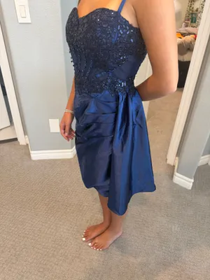 Amazon Navy homecoming dress thumbnail 3