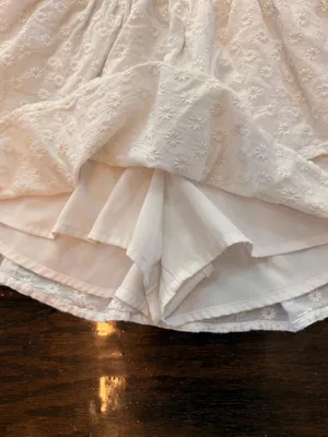 Hollister Eyelet White Mini Skort thumbnail 3
