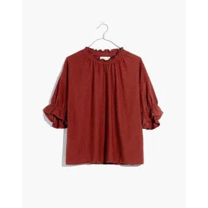 ✨MADEWELL Clipdot Ruffle Sz Large Top✨ thumbnail 4