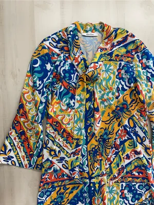 ROBERT GRAHAM printed flouncy dress event casual vacation XS thumbnail 3