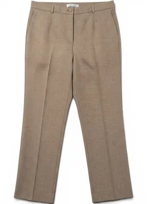 Pendleton Trousers Womens 10 Tan Wool Blend Straight Leg Mid Rise Dress Pants‎ thumbnail 1