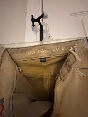 American Eagle Khaki Jeans Outfitters Skinny thumbnail 4