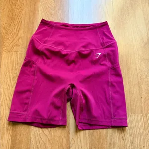 Gymshark Women's Burgundy Gym Shorts thumbnail 6