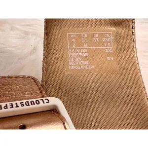 Clarks Cloudsteppers Step June Tide Sandals Rose Gold Cork Women’s 6.5M EU 37 thumbnail 5