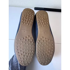 Kate Spade Carmen Driving‎ Moccasins Women Size 6 Blue Suede Loafers Minimalist thumbnail 3