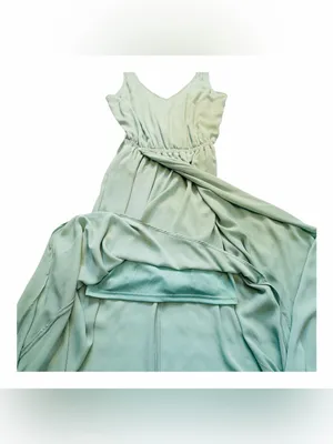 SHOW ME YOUR MUMU Women’s Kendal Maxi V-neck Sleeveless Maxi Dress Sage Size S thumbnail 6