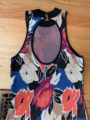 Ted Baker LILYIII Floral Knit Open Back Dress Size 4 thumbnail 5