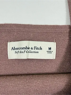 NWT Abercrombie & Fitch Soft AF Cropped Tank Soft Pink Casual Women's Size M thumbnail 4