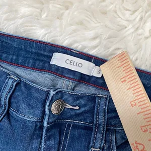 Cello Denim Blue Skinny Jeans Distressed Y2k Grunge Alt Scene Edgy Casual thumbnail 2