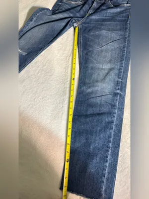 rag & bone Women's Blue Straight Leg Jeans thumbnail 2