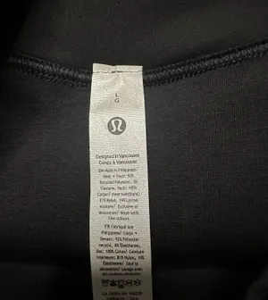 Lululemon Scuba High Rise Mini Skirt Velvet NWT Size Large (BLACK) LW8AL9S thumbnail 12