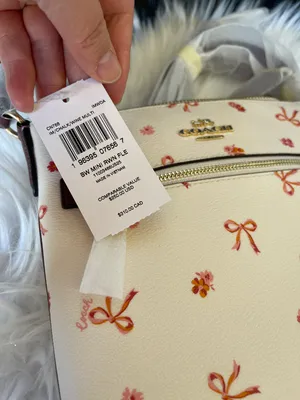 Coach NWT Mini Rowan File Bag With Bow Print CN768 thumbnail 4