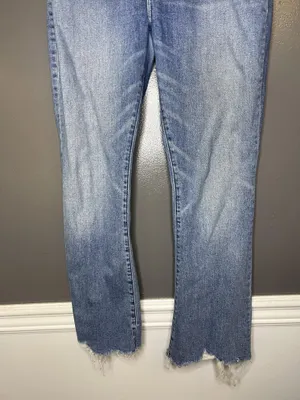 Abercrombie & Fitch Simone High Rise Ankle Flare Jeans Womens 6R Light Denim thumbnail 4