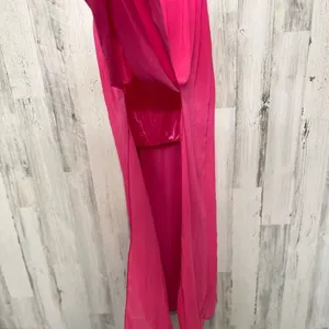 Mesh maxi dress Pink Size L thumbnail 8