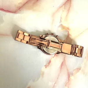 Geneva rose gold tone rhinestone Watch thumbnail 4