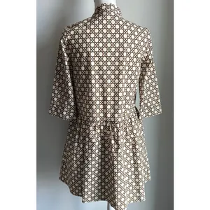 Tuckernuck Ready For Rattan Mini Dress Neutral Tunic Button Up Size Small thumbnail 8