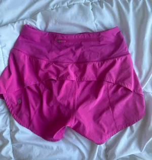 Lululemon Sonic Pink Speed Up Shorts thumbnail 2