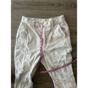 Levi’s Premium Math Club Flare Corduroy Pants Womens Size 29 Cream Y2K Boho thumbnail 10