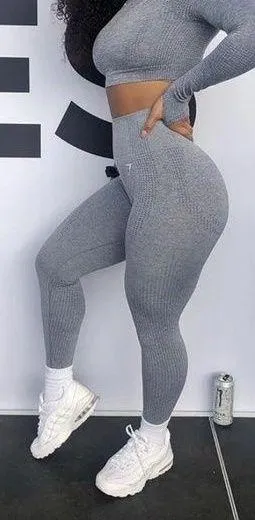 Gymshark Gray Vital Seamless Leggings thumbnail 1