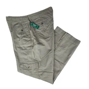 NWT Women Size 14 Gorp Utility Hiking LL Bean Olive Favorite Fit Pants thumbnail 4