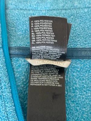 The North Face Teal Quarter Zip Fleece Pullover Women’s XL Cozy Outdoor Jacket thumbnail 7