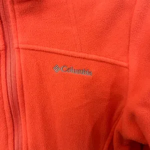 Columbia Jacket Womens S Orange Full Zip Long Sleeve Fleece Jacket Warm Soft‎ thumbnail 7