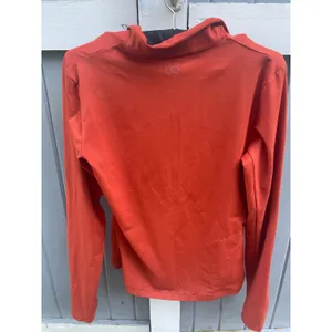 CALIA Womens Quarter Zip Pullover Rust Orange Performance Top WCG31006 Medium thumbnail 2