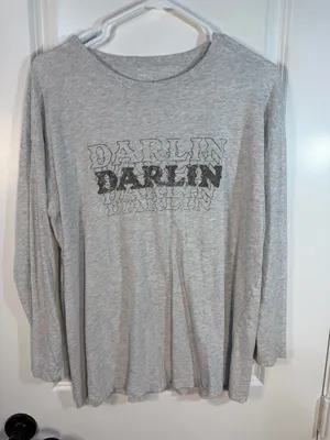 Aerie Real Soft Darlin Graphic Long Sleeve T-Shirt Size M thumbnail 1