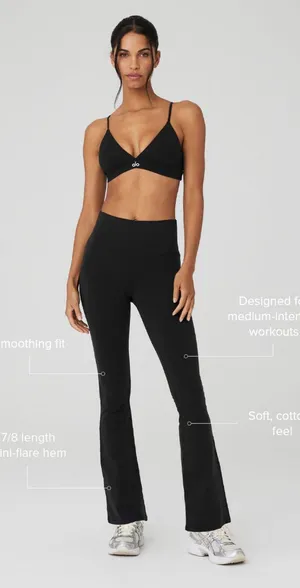 Alo Airbrush High Waist 7/8 Bootcut Legging thumbnail 2