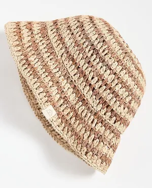 Loeffler Randall Jocelyn Raffia Bucket Hat thumbnail 1