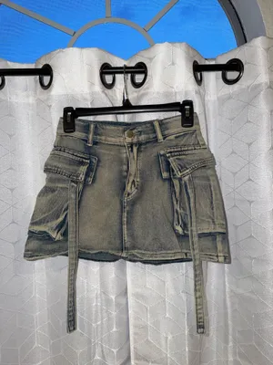 SheIn Denim Mini Skirt thumbnail 2