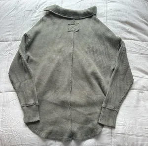 aerie green oversized sweater thumbnail 2