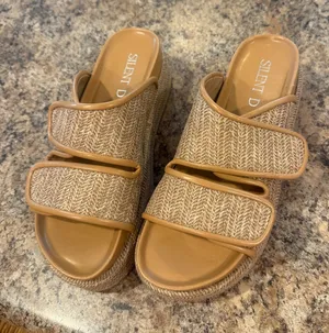 Anthropologie Silent D Sandals Platform thumbnail 1