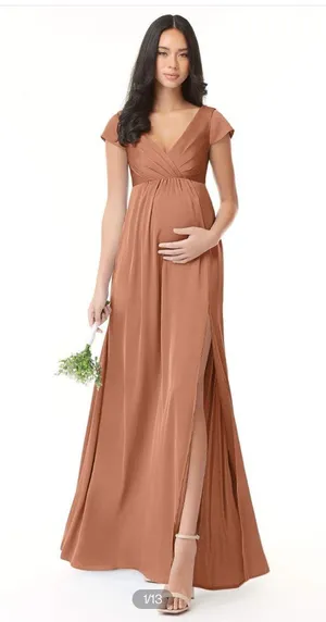 Azazie Bridesmaids Maternity Dress thumbnail 1