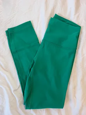 Lululemon Emerald Green Wunder Train Leggings thumbnail 1