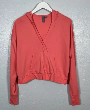 Sweaty Betty Women 4-6 Pink Orange After Class Relax Pullover Hoodie Athleisure thumbnail 1