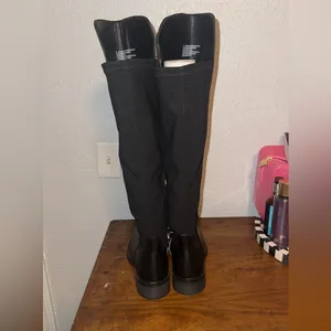 A New Day Black Heeled Boots thumbnail 3