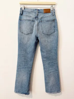 Madewell Cali Demi Boot Jeans Size‎ 25 Blue Dory Wash Comfort Stretch Pant Retro thumbnail 11